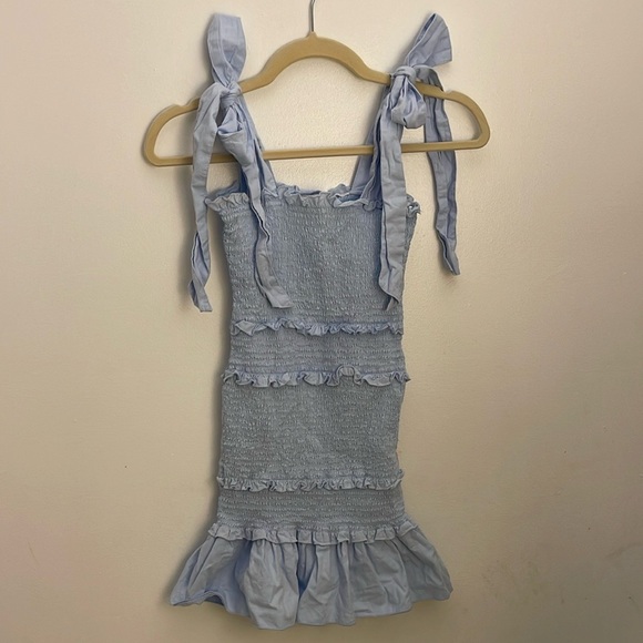 HYFVE | Women’s Smocked Ruffled Mini Dress Size M - Picture 6 of 8